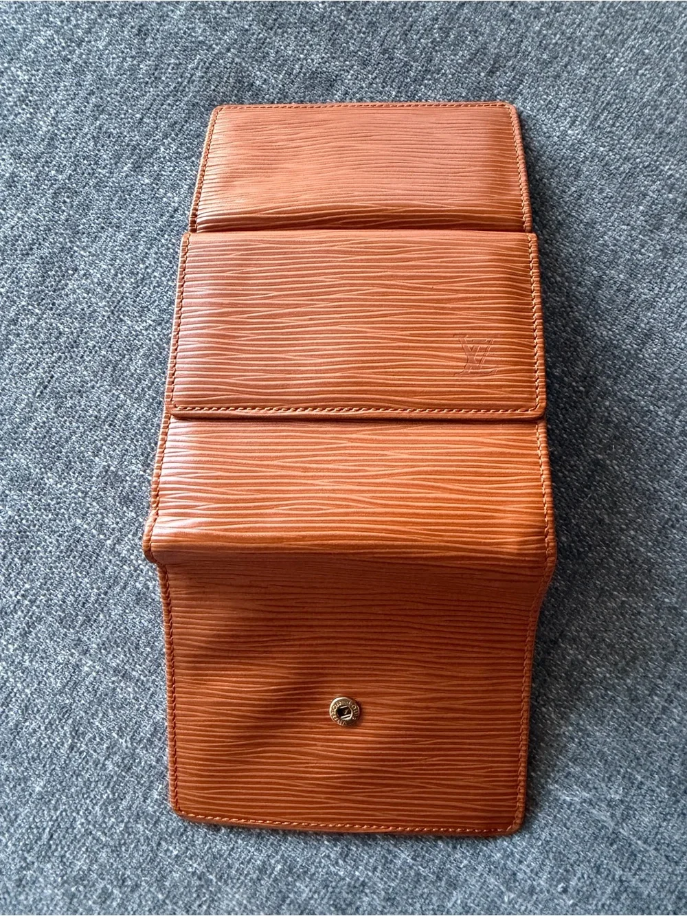 Louis Vuitton Brown Epi Leather Card & Key Holder